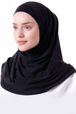 Esma - Zwarte Amira Hijab - Firdevs