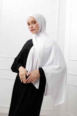 Sibel - Wit Jersey Hijab