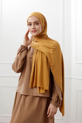Sibel - Mosterd Jersey Hijab