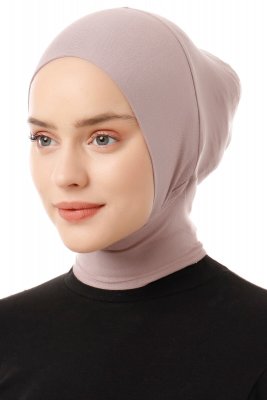 Elnara - Steen Grijs Plain Hijab Onderkapje