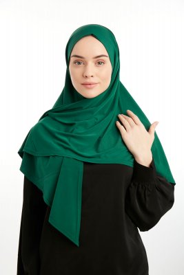 Nermin - Donkergroen Sandy Scarfs Hijab