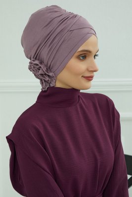 Elisabeth - Lilac Katoen Turban