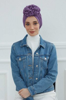 Kerstin - Violet Katoen Turban