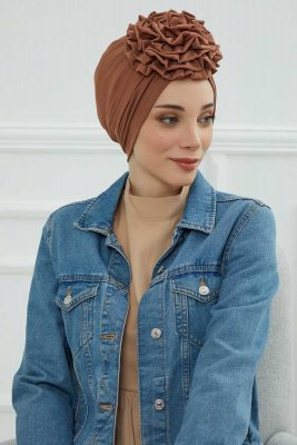Kerstin - Caramel Katoen Turban