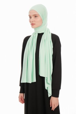 Farah - Munt Jersey Hijab