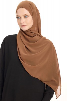 Chiffon Hijab - Lichtbruin