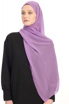 Chiffon Hijab - Lichtpaars