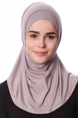 Nehir - Steen Grijs 2-Piece Al Amira Hijab
