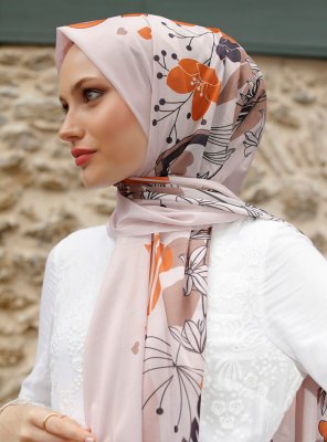 Pariza - Bruin Blad Gevormde Hijab