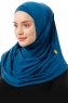 Esma - Benzine Blauw Amira Hijab - Firdevs