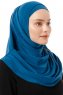 Esma - Benzine Blauw Amira Hijab - Firdevs