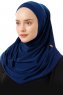 Esma - Licht Marineblauw Amira Hijab - Firdevs