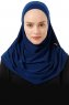 Esma - Licht Marineblauw Amira Hijab - Firdevs