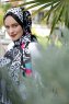 Hijab Twill Met Memphispatroon - Sal Evi