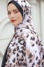 Hijab Twill Met Leopardpatroon - Sal Evi