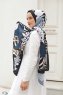 Hijab Twill Met Kettingpatroon - Sal Evi