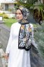 Hijab Twill Met Palmboompatroon - Sal Evi
