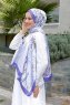 Hijab Twill Met Purperpatroon - Sal Evi