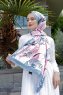 Hijab Twill Met Pink Breezepatroon - Sal Evi