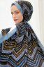 Hijab Twill Met Ethnicpatroon - Sal Evi