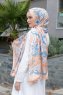 Hijab Twill Met Tropicpatroon - Sal Evi