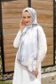 Hijab Twill Met Daisypatroon - Sal Evi