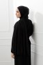 Sibel - Zwart Jersey Hijab