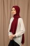 Yildiz - Cherry Crepe Chiffon Hijab