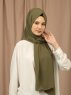 Yildiz - Olijfgroen Crepe Chiffon Hijab