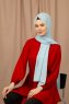 Yildiz - Iceblue Crepe Chiffon Hijab