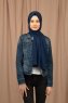 Yildiz - Marineblauw Crepe Chiffon Hijab