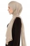 Seda - Nude Jersey Hijab - Ecardin