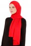 Melek - Rood Premium Jersey Hijab - Ecardin