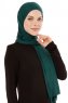 Melek - Donkergroen Premium Jersey Hijab - Ecardin