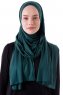 Hanfendy - Donkergroen Praktisch One Piece Hijab