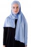 Hanfendy - Lichtblauw Praktisch One Piece Hijab