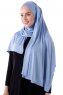 Hanfendy - Lichtblauw Praktisch One Piece Hijab