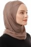 Babe Cross - Donker Taupe Al Amira One-Piece Hijab