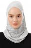 Babe Cross - Lichtgrijs Al Amira One-Piece Hijab