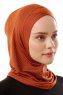 Babe Cross - Baksteenrood Al Amira One-Piece Hijab