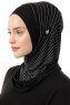 Babe Plain - Zwart & Wit Al Amira One-Piece Hijab