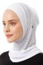 Babe Plain - Wit Al Amira One-Piece Hijab