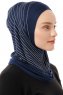 Babe Plain - Marineblauw Al Amira One-Piece Hijab
