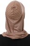 Babe Plain - Donker Taupe Al Amira One-Piece Hijab
