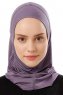 Babe Plain - Purper Al Amira One-Piece Hijab