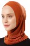 Babe Plain - Baksteenrood Al Amira One-Piece Hijab