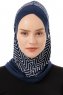 Silva Cross - Marineblauw Al Amira One-Piece Hijab