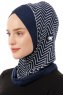 Silva Cross - Marineblauw Al Amira One-Piece Hijab