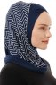Silva Cross - Marineblauw Al Amira One-Piece Hijab