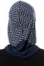 Silva Cross - Marineblauw Al Amira One-Piece Hijab